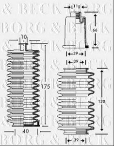 Фото Автозапчасть BORG & BECK BSG3162