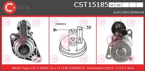 Фото Стартер CASCO CST15185GS