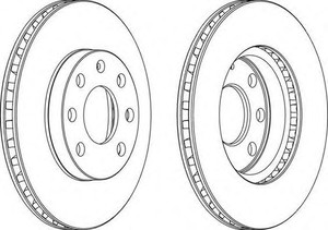 Фото Гальмівний диск WAGNER WGR01511