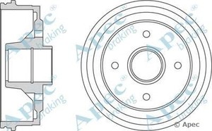 Фото Гальмівний барабан APEC braking DRM9132