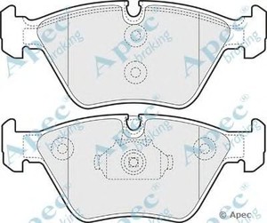 Фото Комлект гальмівних колодок, дисковий механізм APEC braking PAD1432