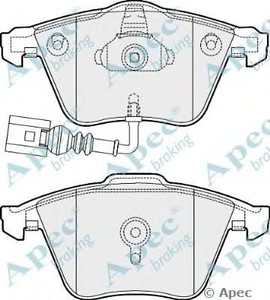 Фото Комлект гальмівних колодок, дисковий механізм APEC braking PAD1531