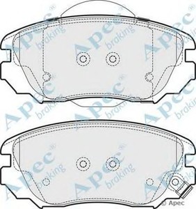 Фото Комплект гальмівних колодок, дискове гальмо APEC braking PAD1695