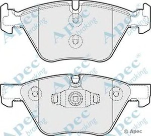 Фото Комплект гальмівних колодок, дискове гальмо APEC braking PAD1699