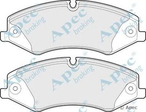 Фото Комплект гальмівних колодок, дискове гальмо APEC braking PAD1730