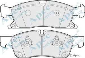 Фото Комплект гальмівних колодок, дискове гальмо APEC braking PAD1770