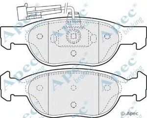 Фото Комлект гальмівних колодок, дисковий механізм APEC braking PAD949