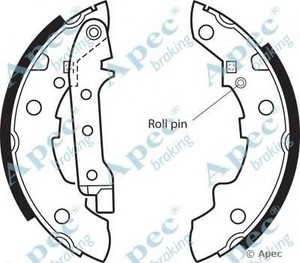 Фото Комплект гальмівних колодок APEC braking SHU113