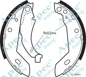 Фото Комплект гальмівних колодок APEC braking SHU 351