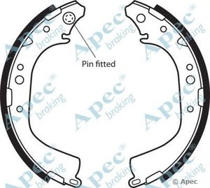 Фото Комплект гальмівних колодок APEC braking SHU 497