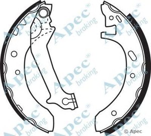 Фото Комплект гальмівних колодок APEC braking SHU 529