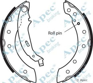 Фото Комплект гальмівних колодок APEC braking SHU 531