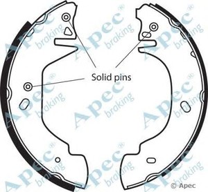 Фото Комплект гальмівних колодок APEC braking SHU 532