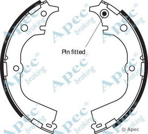 Фото Комплект гальмівних колодок APEC braking SHU543