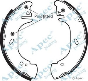 Фото Комплект гальмівних колодок APEC braking SHU 629