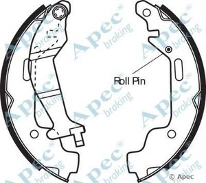 Фото Комплект гальмівних колодок APEC braking SHU 633