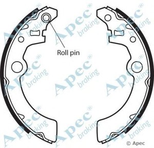 Фото Комплект гальмівних колодок APEC braking SHU 650