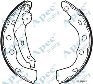 Фото Комплект гальмівних колодок APEC braking SHU709