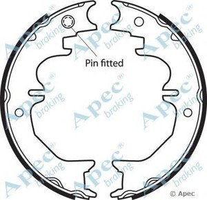 Фото Комплект тормозных колодок, стояночная тормозная система APEC braking SHU710