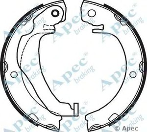 Фото Комплект тормозных колодок, стояночная тормозная система APEC braking SHU778