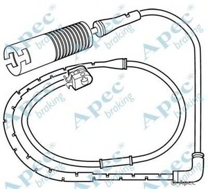 Фото Сигнализатор, износ тормозных колодок APEC braking WIR5140