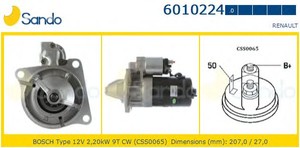 Фото Стартер SANDO 6010224