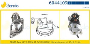 Фото Стартер SANDO 6044109.0