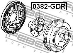 Фото Маточина задня Febest 0382GDR