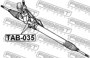 Фото Сайлентблок рульової рейки Febest TAB035