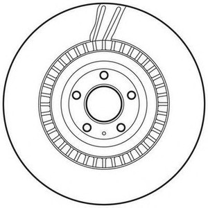 Фото Гальмівний диск JURID/BENDIX 562696 JC