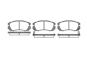 Фото Гальмівні колодки KAVO PARTS 0403 02