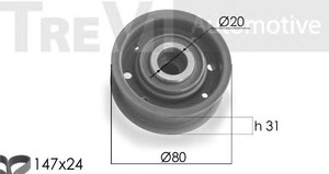 Фото Комплект ременю ГРМ TREVI AUTOMOTIVE KD1126