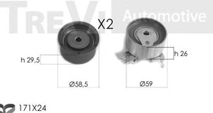 Фото Комплект ременю ГРМ TREVI AUTOMOTIVE KD1465