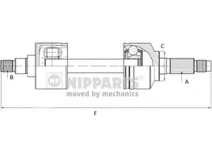 Фото Привідний вал Nipparts N2811009