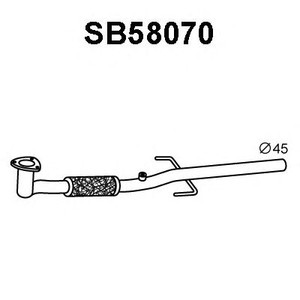 Фото Труба вихлопного газу VENEPORTE SB58070