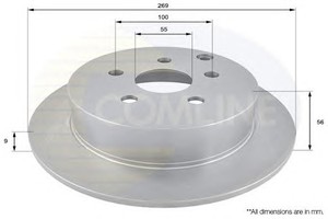 Фото Гальмівний диск COMLINE ADC01103