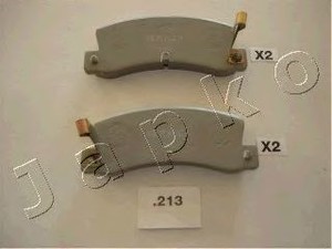 Фото Комплект гальмівних колодок, дискове гальмо JAPKO 51213