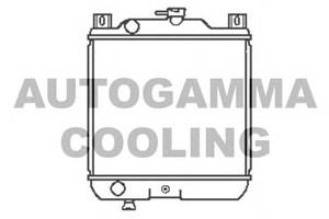 Фото Радіатор, охолодження двигуна AUTOGAMMA 104188