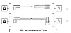 Фото Комплект дротів запалювання Magneti Marelli 941145320729