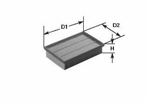 Фото Фільтр повітряний Transit 2.2TDCi 06-11 CLEAN FILTERS MA3122