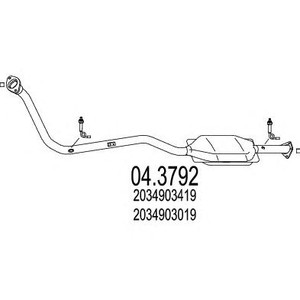 Фото Каталізатор MTS 04.3792
