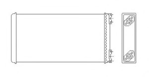 Фото Теплообмінник, отоплення салону NRF 53544
