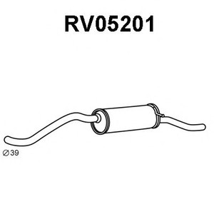 Фото Глушитель выхлопных газов конечный VENEPORTE RV05201