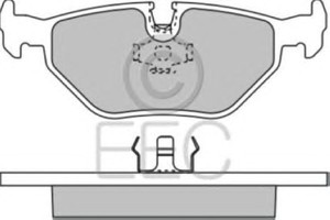 Фото Комплект гальмівних колодок, дискове гальмо EEC BRP0590