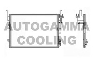 Фото Конденсатор, кондиціонер AUTOGAMMA 103937