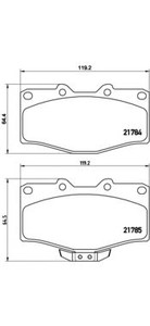 Фото Автозапчастина Brembo P 83 095