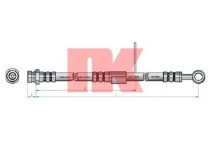 Фото Гальмівний шланг NK 853416
