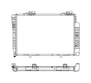 Фото Радіатор, охолодження двигуна NRF 51284