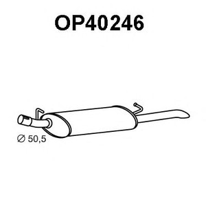 Фото Глушитель выхлопных газов конечный VENEPORTE OP40246