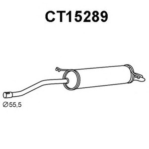 Фото Глушитель выхлопных газов конечный VENEPORTE CT15289